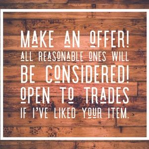 ❤️Open to Offers and trade❤️